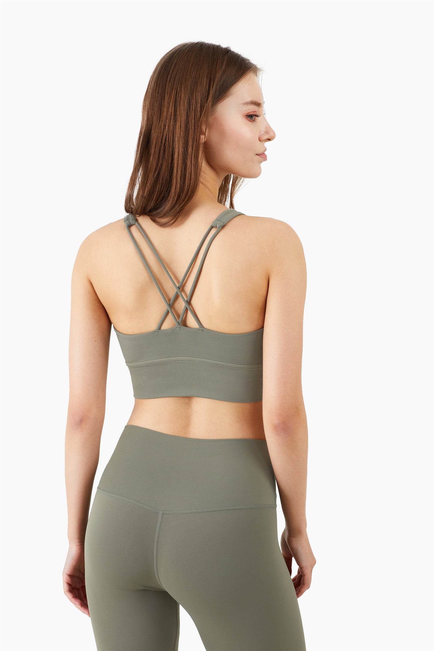 WX1230NULS Cómodo sujetador deportivo todo en uno para mujer, Europa y Estados Unidos, chaleco absorbible con suspensión trasera de belleza cruzada