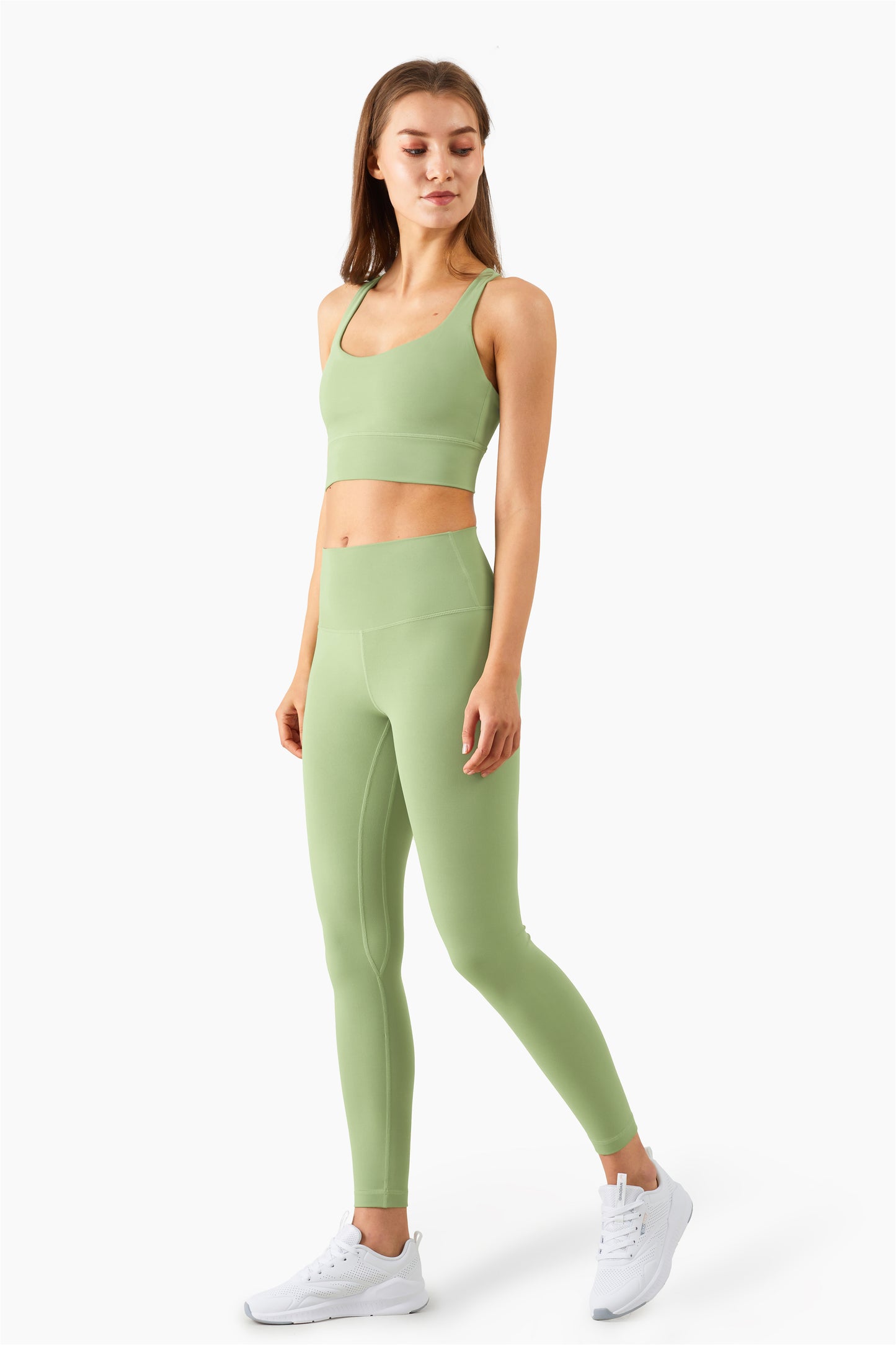 WX1230NULS Cómodo sujetador deportivo todo en uno para mujer, Europa y Estados Unidos, chaleco absorbible con suspensión trasera de belleza cruzada