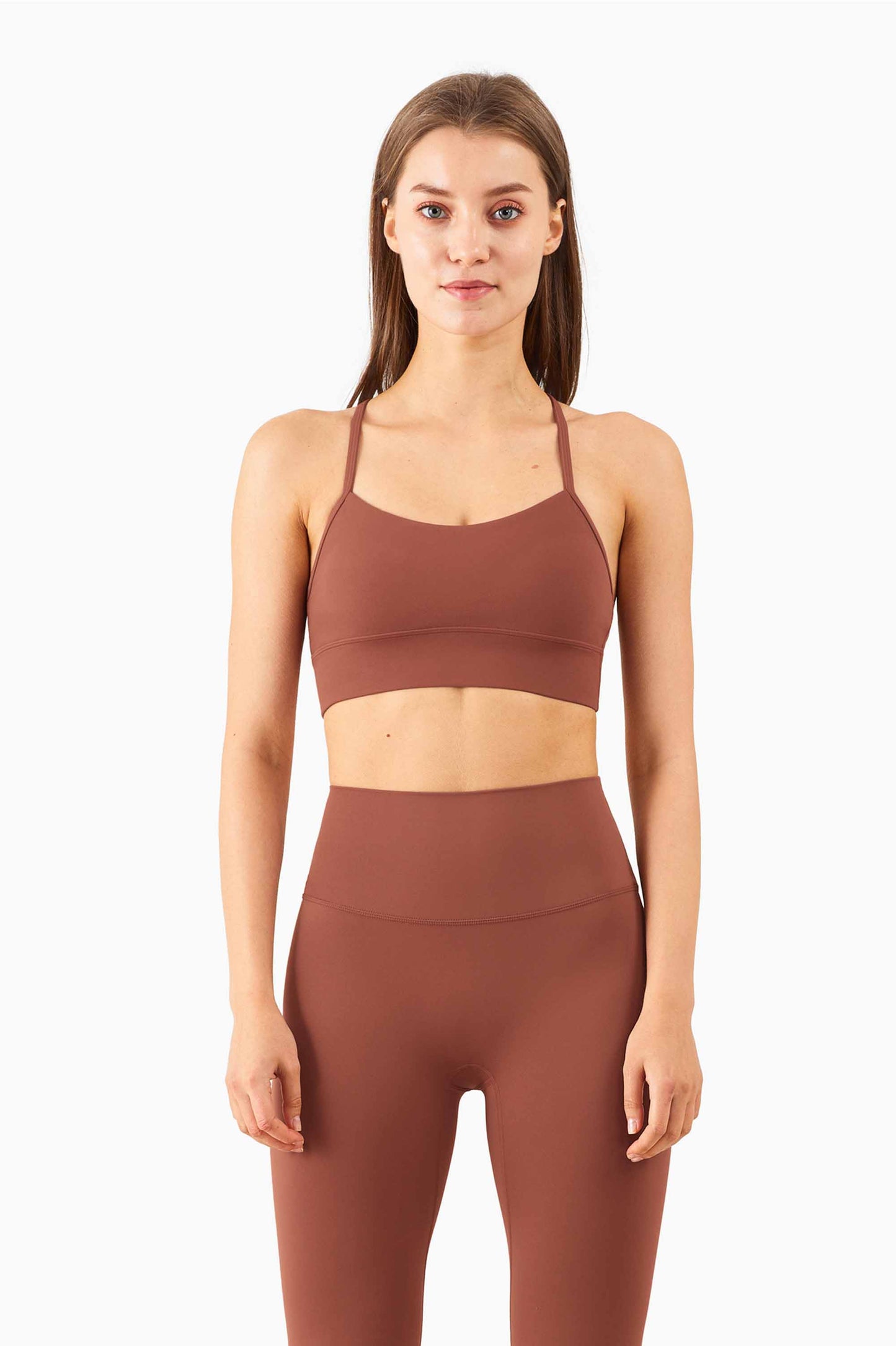 WX1219-NULS nuevo chaleco de yoga desnudo, ropa interior deportiva de Pilates, sujetador de yoga sexy con espalda para verano