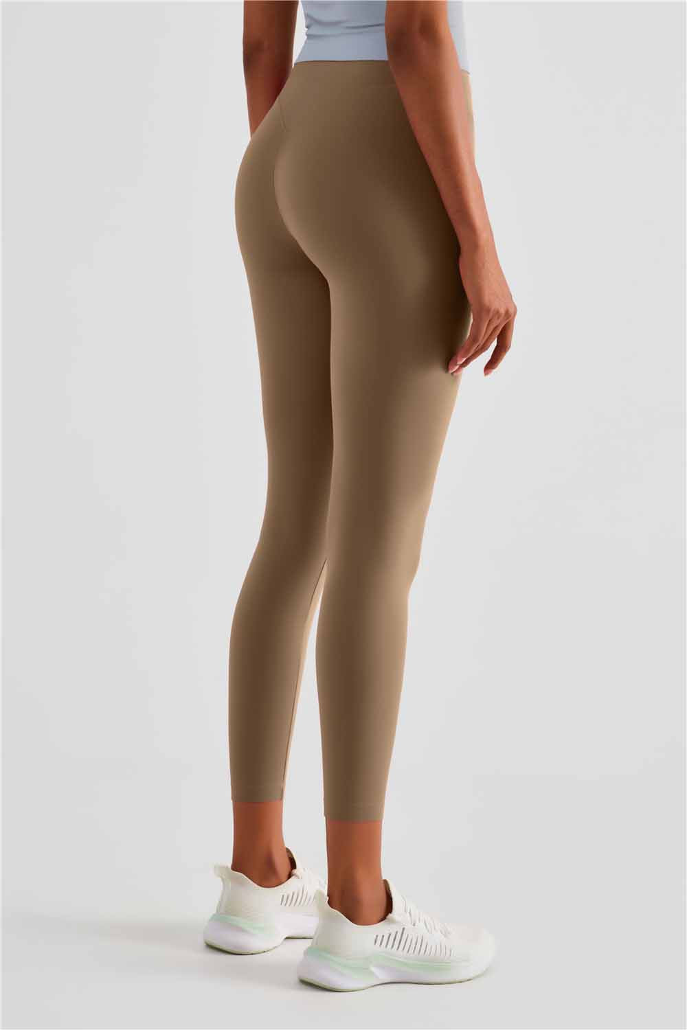CK1486-NULS naked nine point yoga pants Women's Europe and America No T sport skinny fitness pants High waisted slimming hip lift peach pants