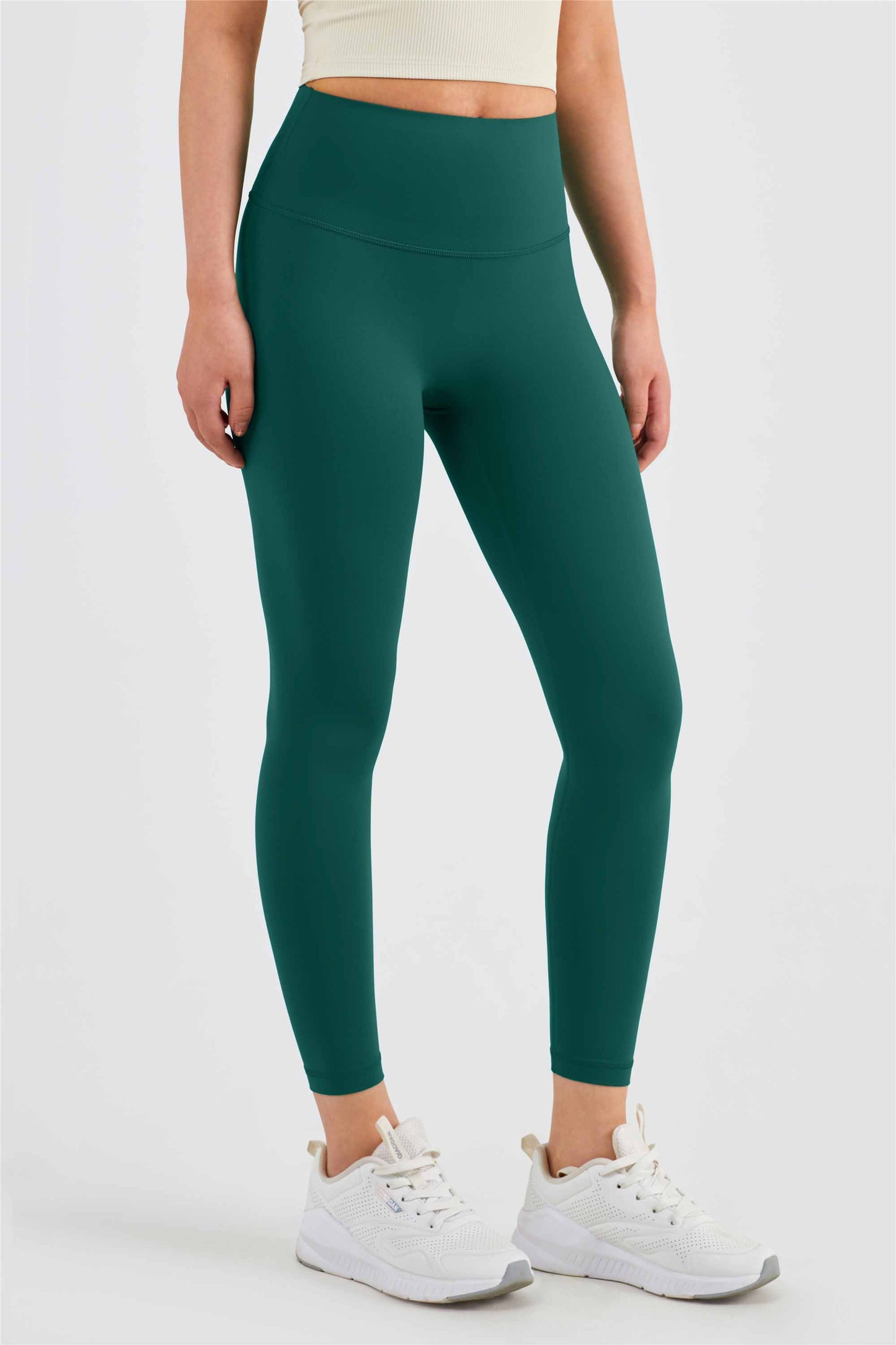 CK1525-Nuls Waist-hugging yoga pants Women's T-line anti-curl tights Peach Hip Lift Exercise pants