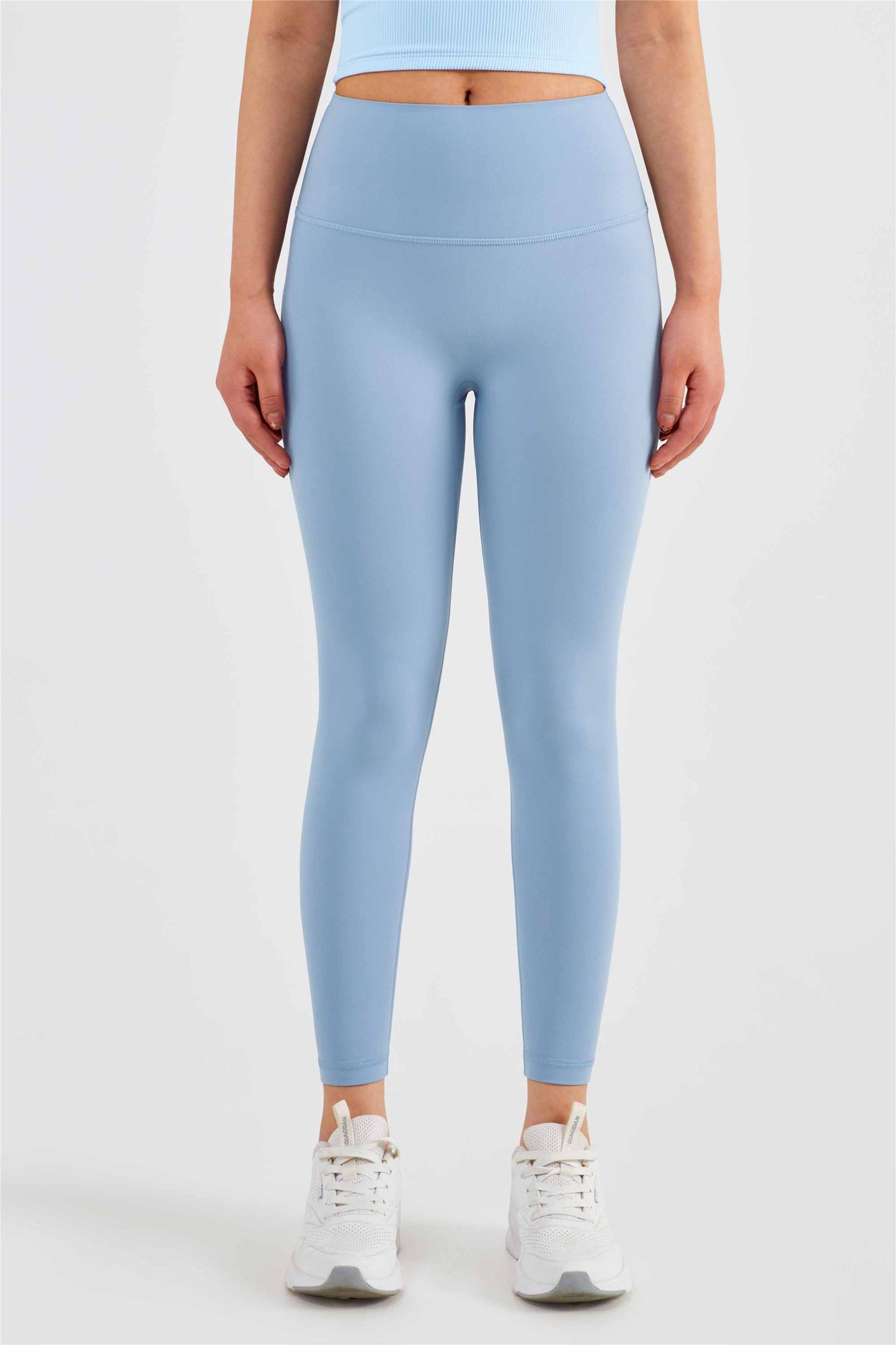 CK1525-Nuls Waist-hugging yoga pants Women's T-line anti-curl tights Peach Hip Lift Exercise pants