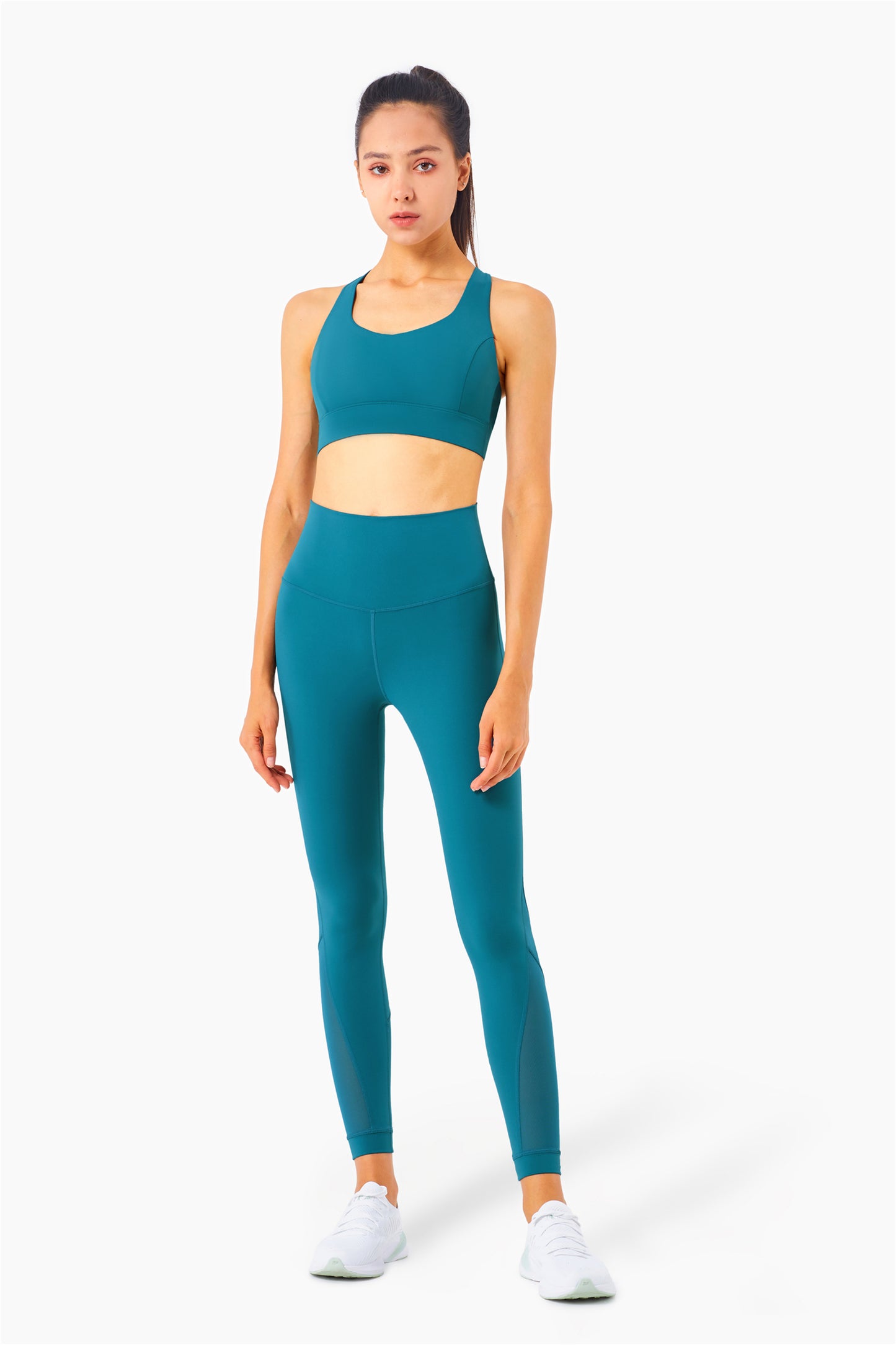 Chaleco deportivo de alta resistencia serie WX1217-BRLUX, ropa interior de Yoga ahuecada de malla, Sujetador deportivo que absorbe los golpes