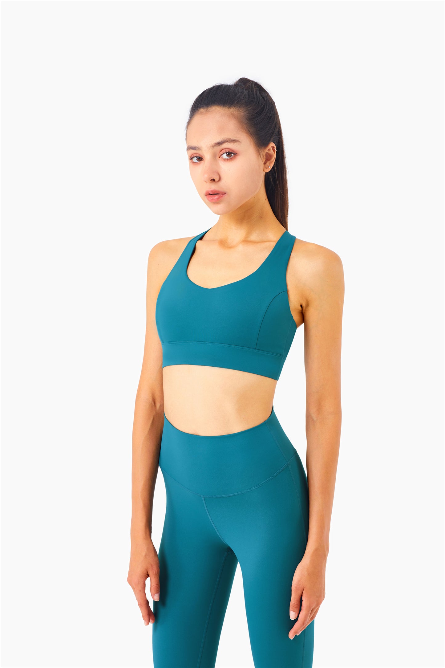 Chaleco deportivo de alta resistencia serie WX1217-BRLUX, ropa interior de Yoga ahuecada de malla, Sujetador deportivo que absorbe los golpes