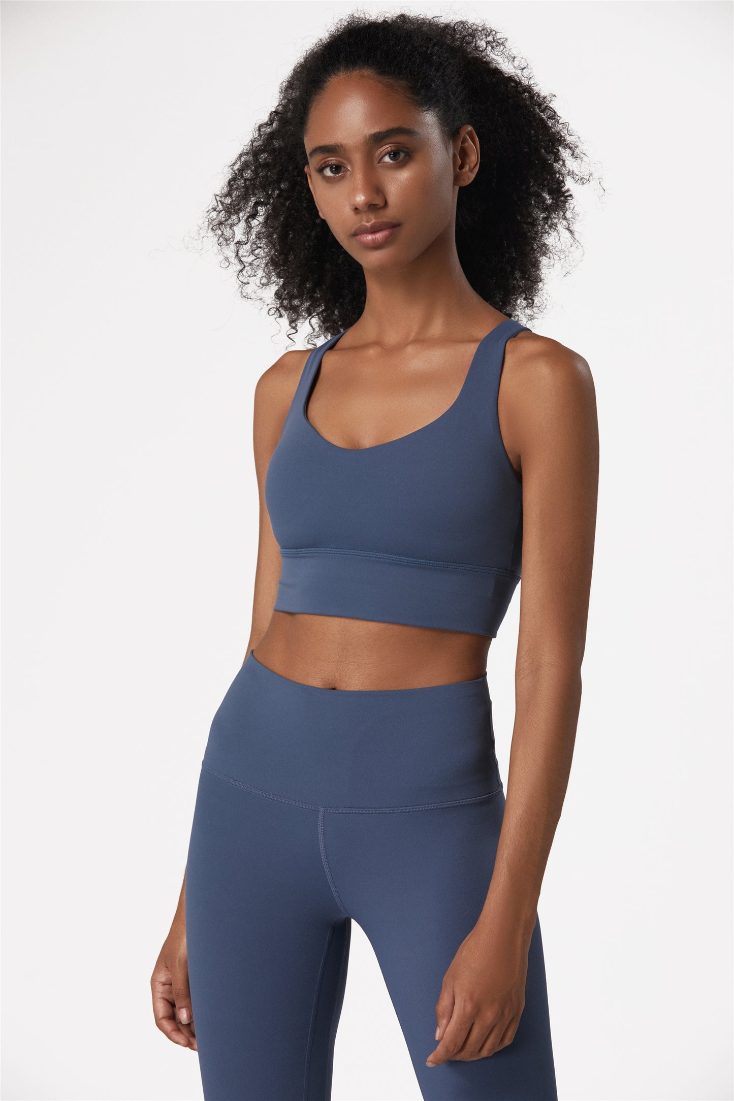 WX1230NULS Cómodo sujetador deportivo todo en uno para mujer, Europa y Estados Unidos, chaleco absorbible con suspensión trasera de belleza cruzada