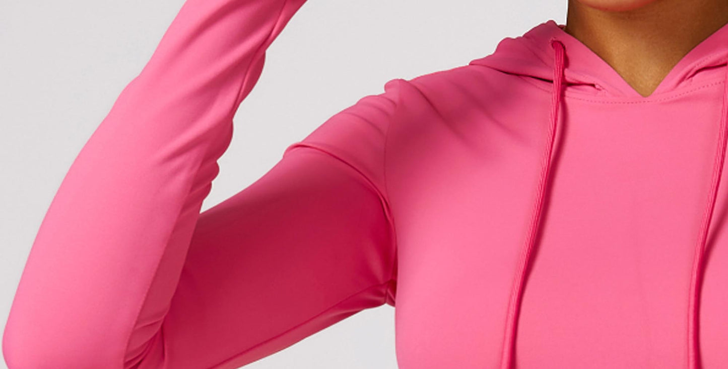 HR8579-2-Hooded quick-drying long-sleeved yoga suit, warm and casual fitness clothing, tight-fitting T-shirt for sports and running