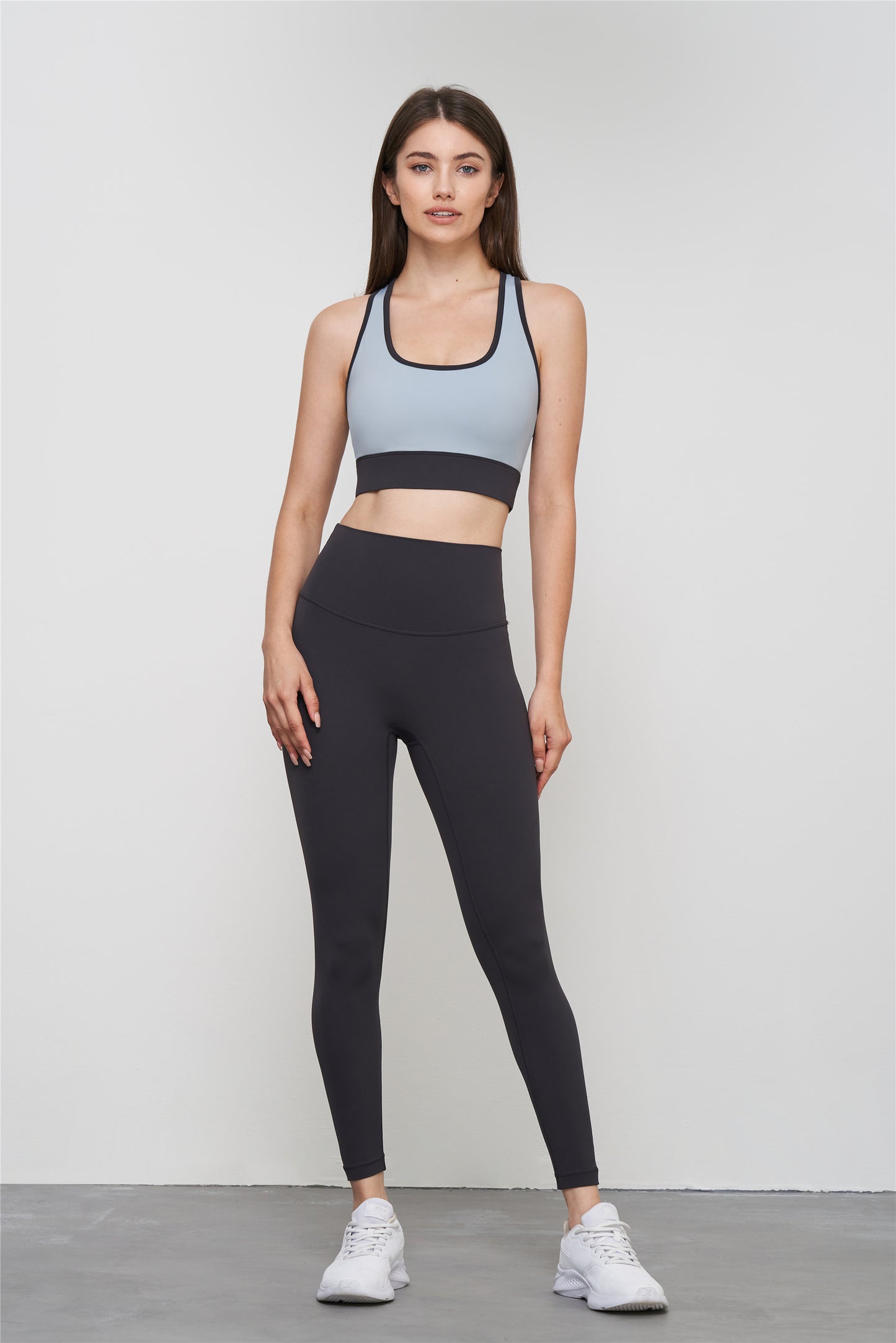 WX011-Lycra ropa interior deportiva de resistencia media color nude bolsillo trasero sujetador de Yoga sujetador de fitness con espalda hueca