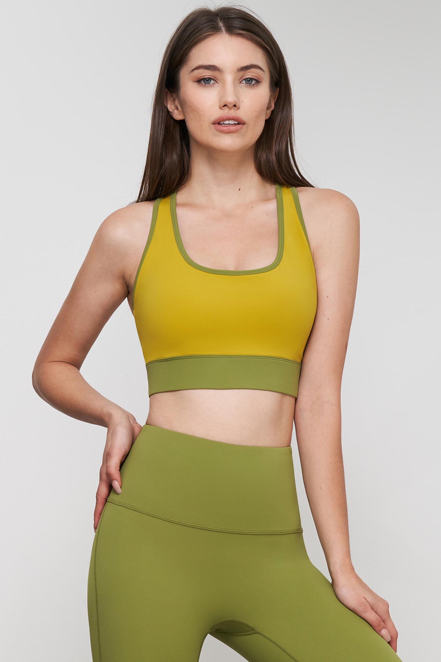 WX011-Lycra ropa interior deportiva de resistencia media color nude bolsillo trasero sujetador de Yoga sujetador de fitness con espalda hueca