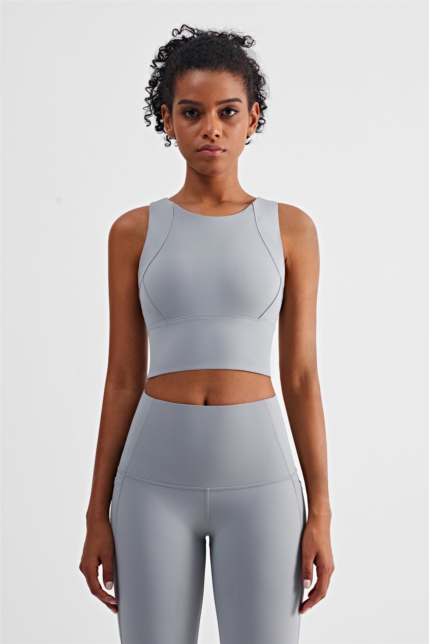 CK1227-BR Pantalones deportivos con forma de soporte de alta resistencia, pantalones de yoga de cintura alta para correr, ropa ajustada para yoga y fitness con realce de cadera para mujer