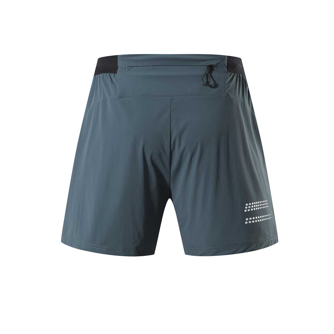 HRDK23402-Men's quick-drying running shorts with summer lining, faux two-piece nylon double-layer shorts for outdoor marathons