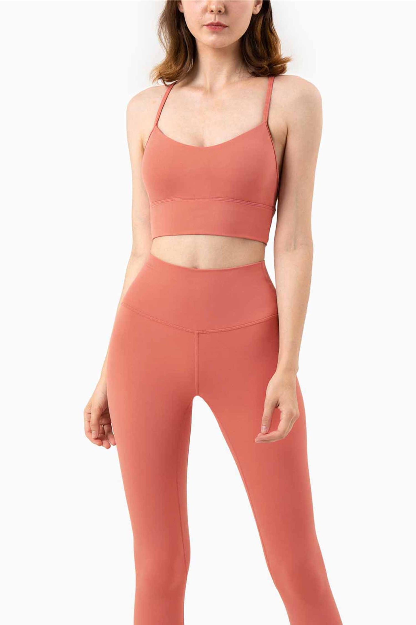 WX1219-NULS nuevo chaleco de yoga desnudo, ropa interior deportiva de Pilates, sujetador de yoga sexy con espalda para verano