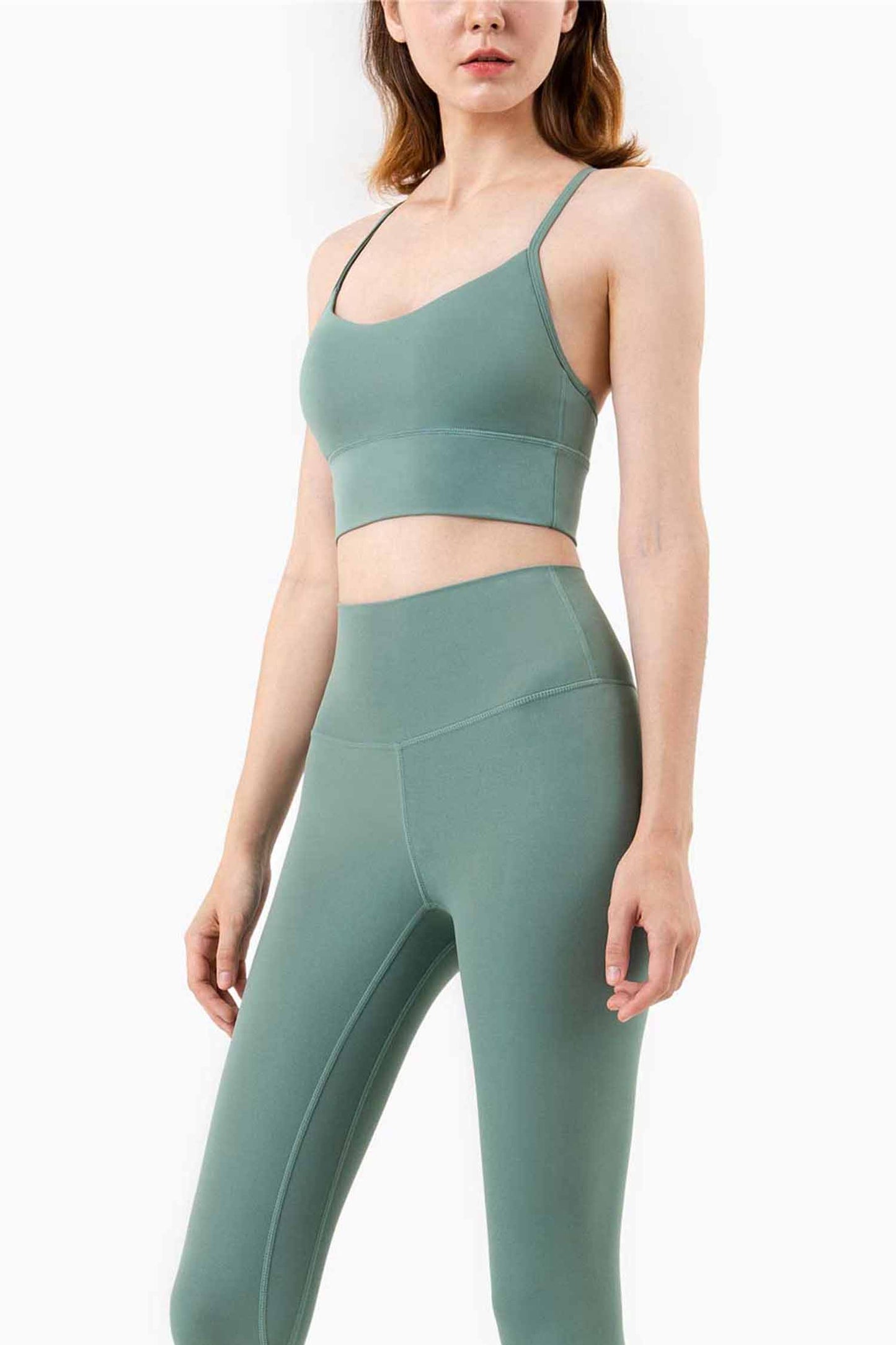 WX1219-NULS nuevo chaleco de yoga desnudo, ropa interior deportiva de Pilates, sujetador de yoga sexy con espalda para verano