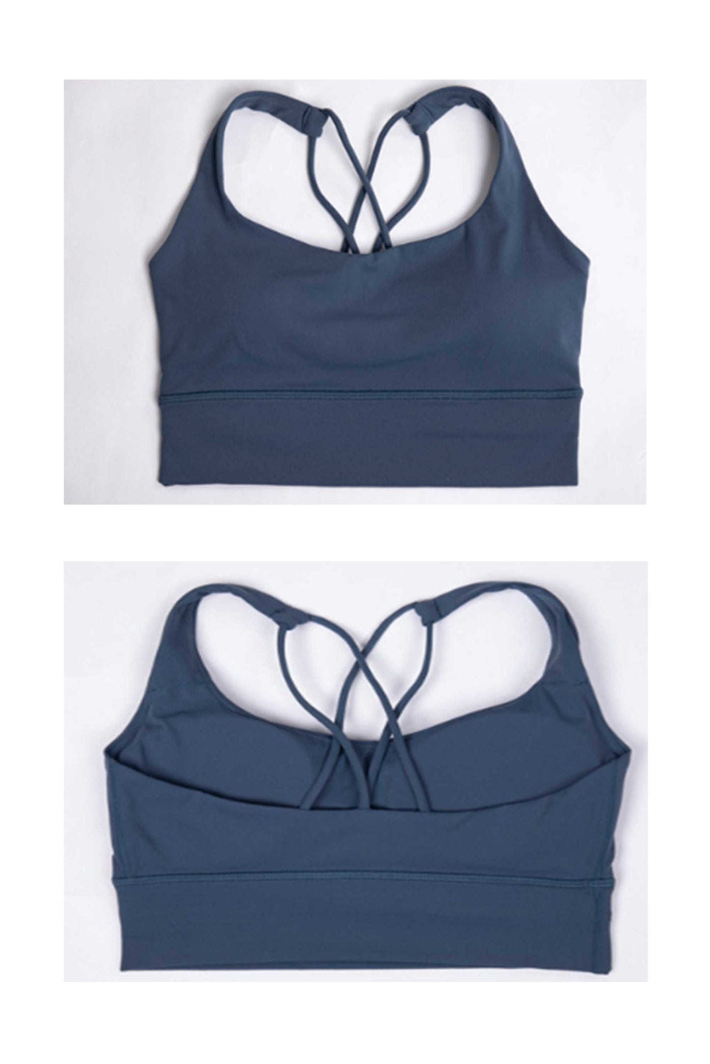 WX1230NULS Cómodo sujetador deportivo todo en uno para mujer, Europa y Estados Unidos, chaleco absorbible con suspensión trasera de belleza cruzada