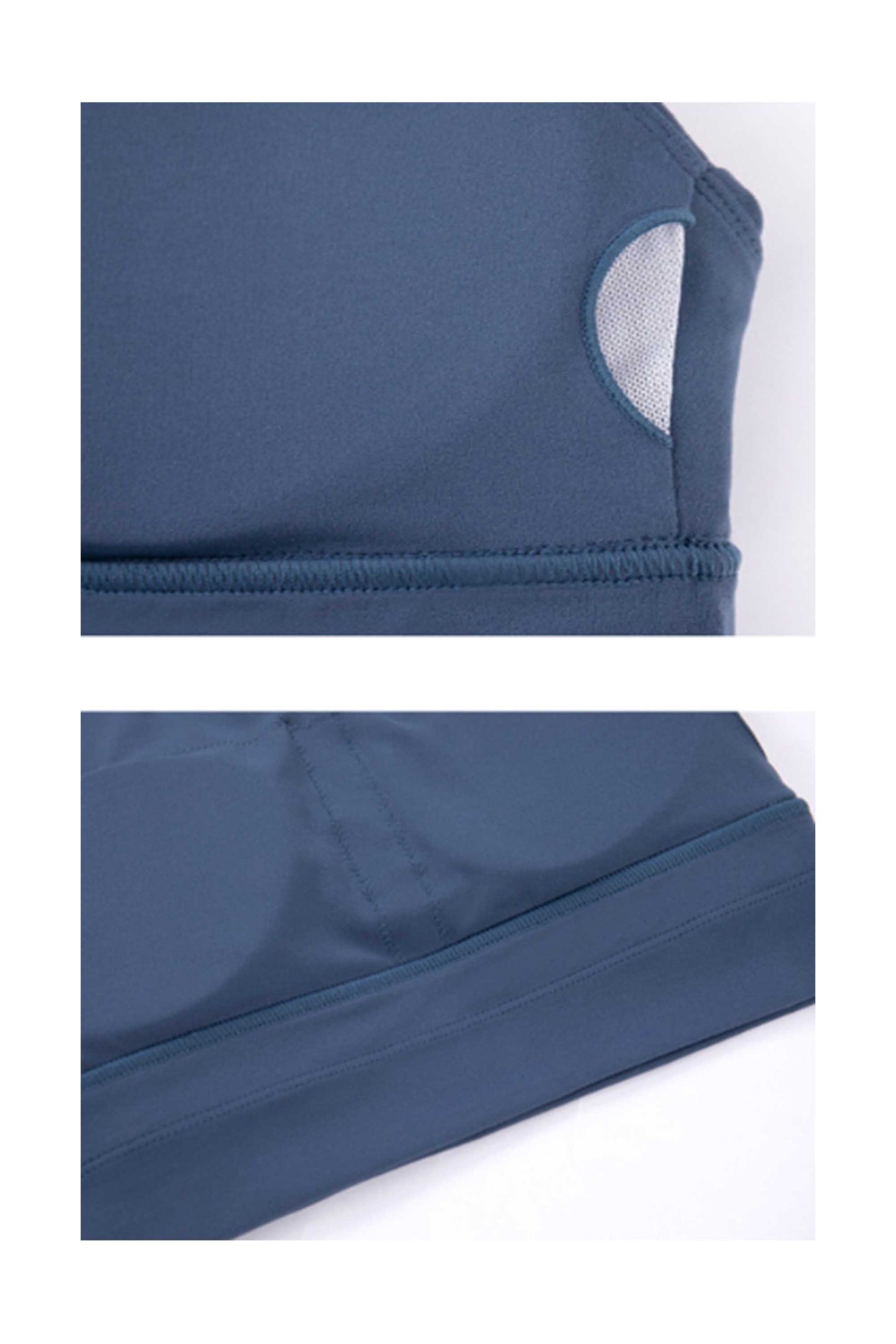 WX1232-NULS Chaleco de yoga desnudo europeo y americano, ropa interior deportiva de resistencia media, parte de atrás bonita Eiffel, sujetador de yoga y fitness con cuello alto