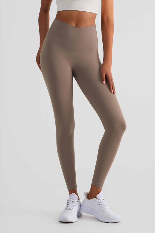 CK1499-NULS new dual compression yoga pants Women's one-piece anti-slip tights High-waisted hip lift Peach hip pants