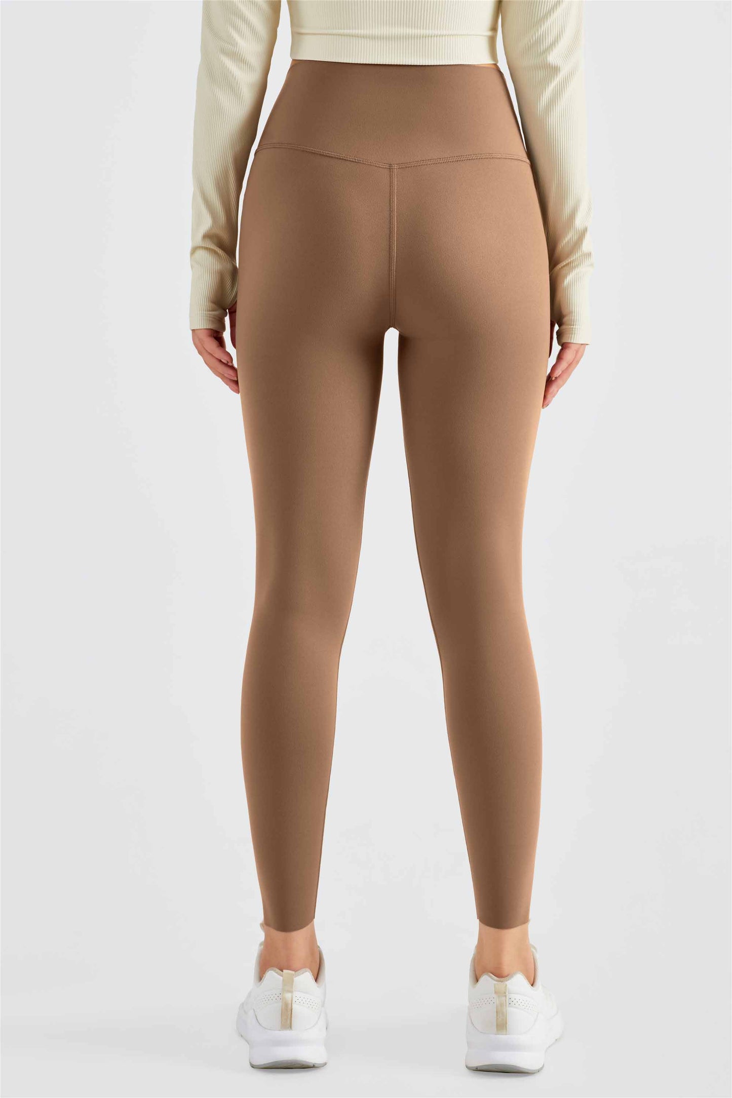 CK1507-Sizeless nude yoga pants for women with high waist and tummy control, peach-shaped buttocks, no T tight fitness pants