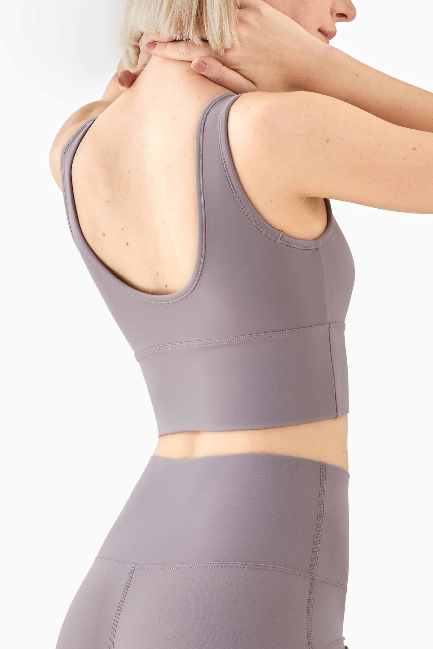 WX1203-BR high-neck anti-light sports underwear women gather yoga bra deep U strap beautiful back shock-absorbing vest yoga clothes