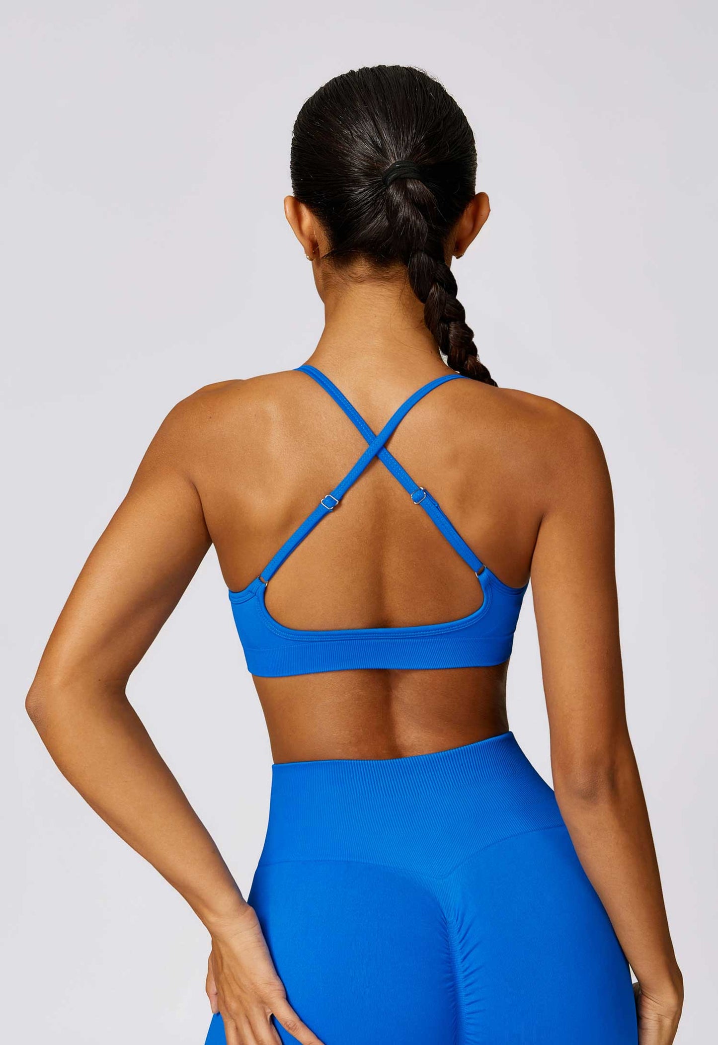 HR7502-1-Seamless yoga bra for a beautiful back, quick-drying and tight-fitting sports underwear, versatile fitness clothing for women