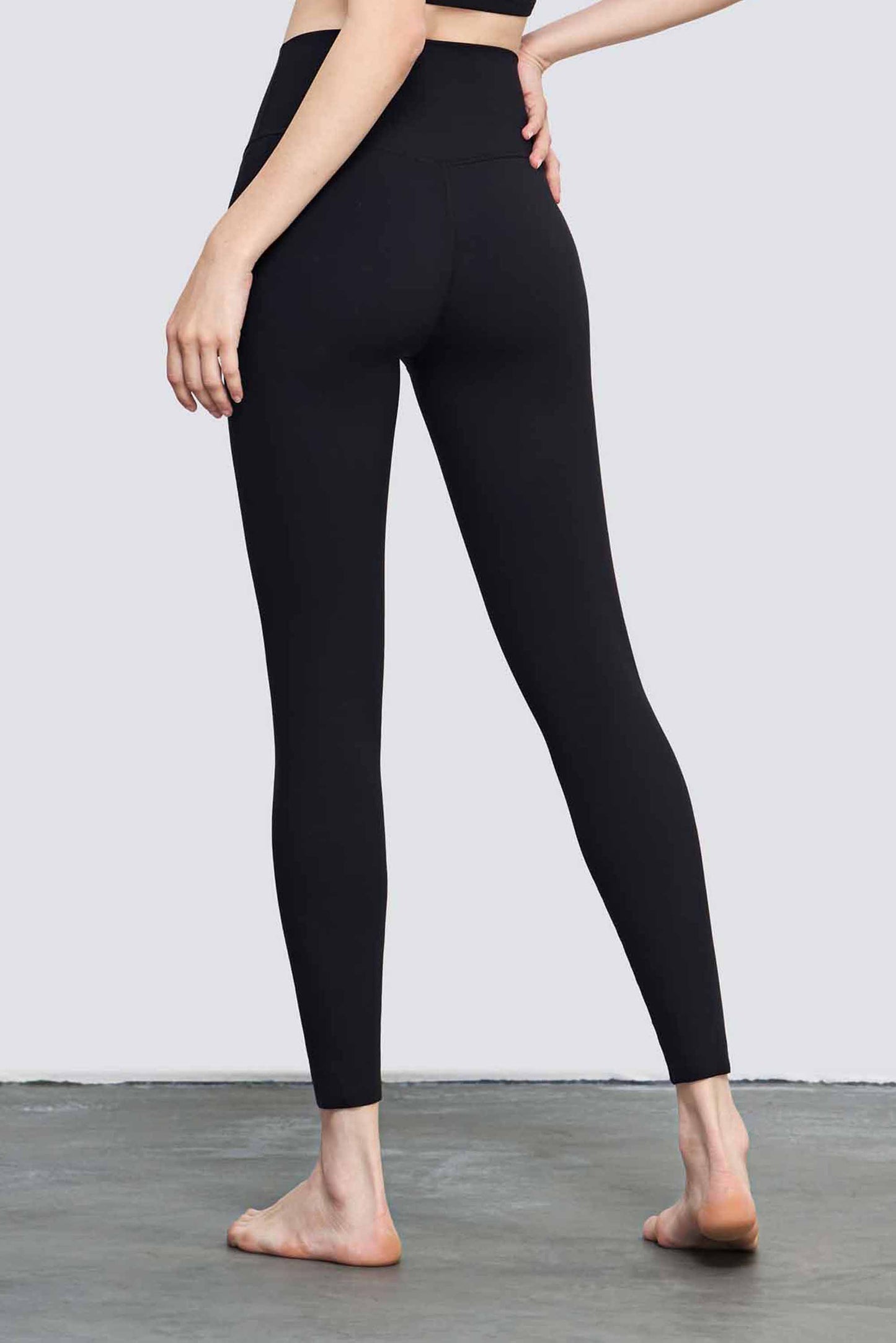 CK1507-Sizeless nude yoga pants for women with high waist and tummy control, peach-shaped buttocks, no T tight fitness pants