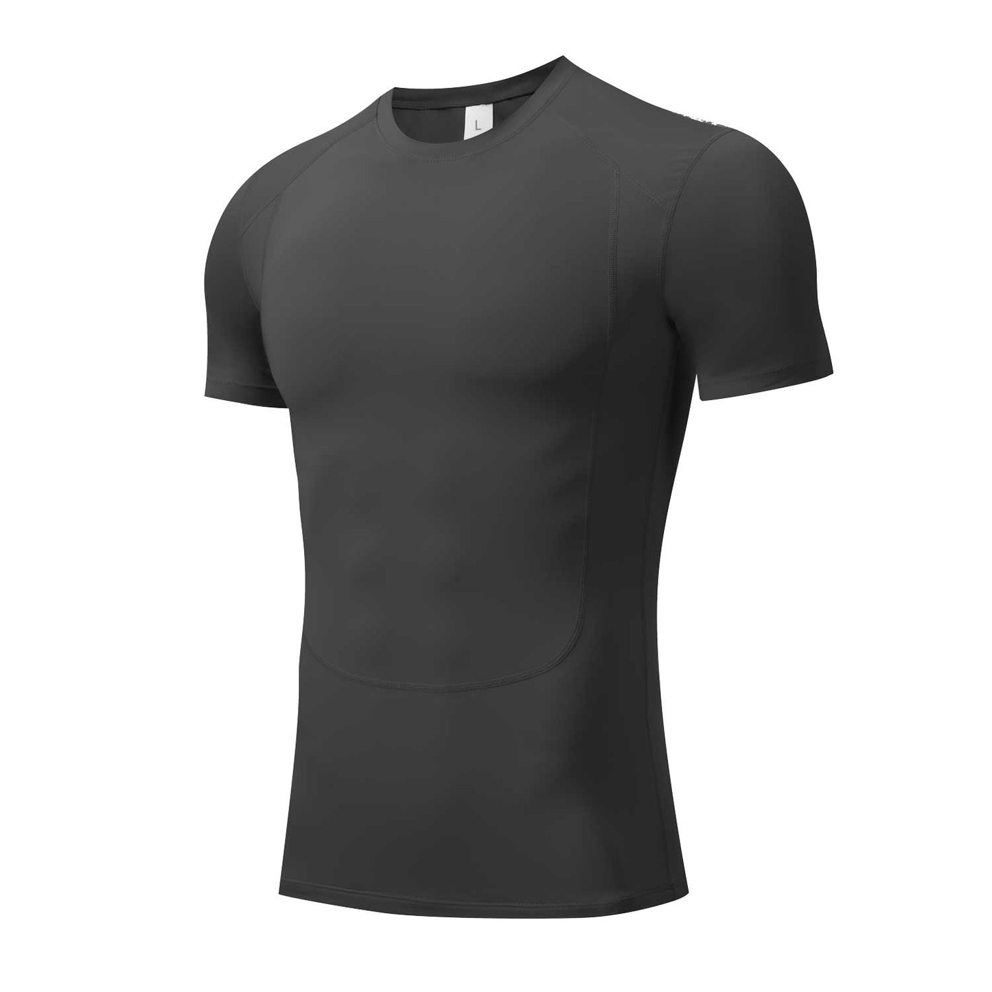 HRYT232002-Cross Border Sports Bodyfitting men's T-shirt tights Gym compression shirt short sleeve top