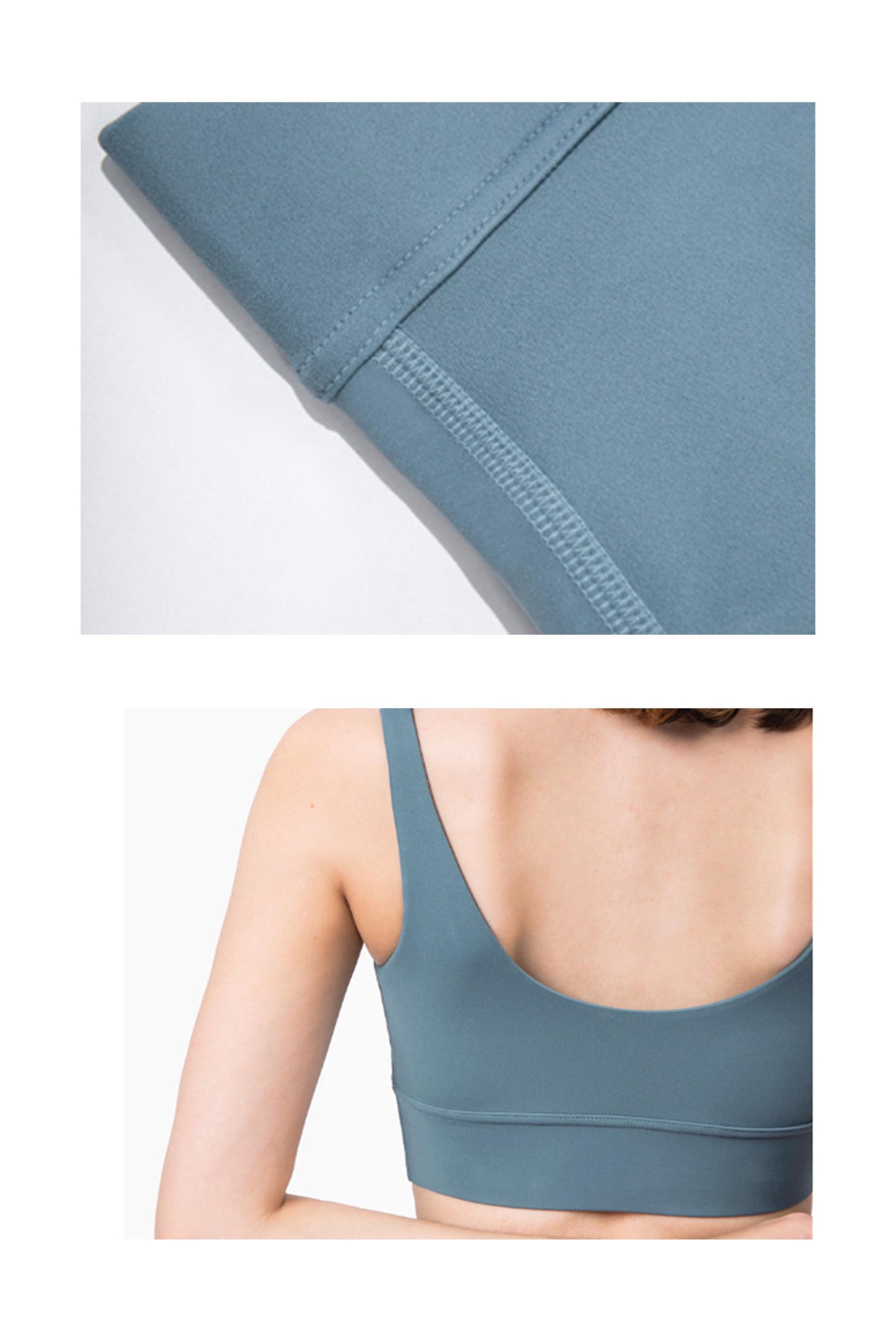 WX1267-NULS new comfortable and naked sports bra with a beautiful back of European and American charm deep V push-up yoga underwear fitness vest