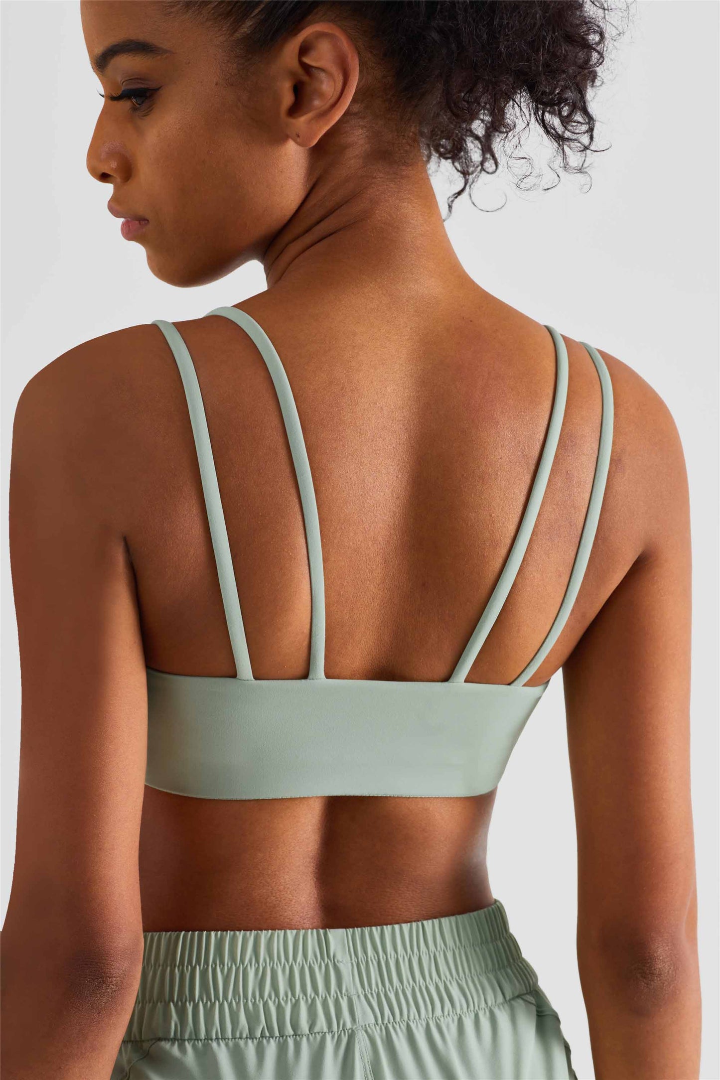 WX1434-LNU super light and bare sports underwear Beautiful back strap sports fitness vest Comfortable breathable Yoga bra women