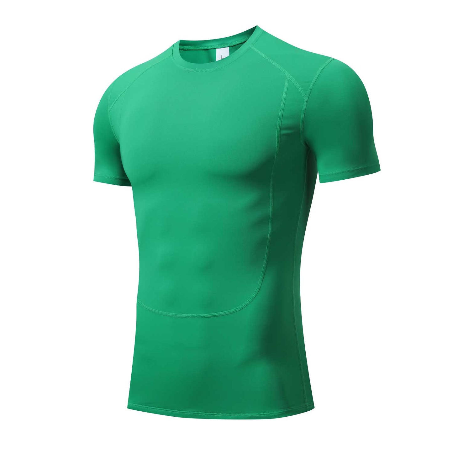 HRYT232002-Cross Border Sports Bodyfitting men's T-shirt tights Gym compression shirt short sleeve top