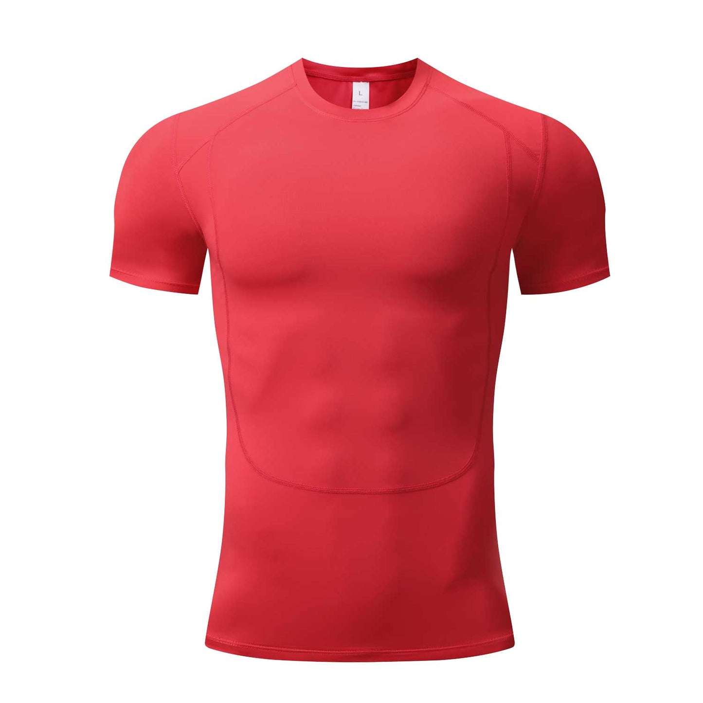 HRYT232002-Cross Border Sports Bodyfitting men's T-shirt tights Gym compression shirt short sleeve top