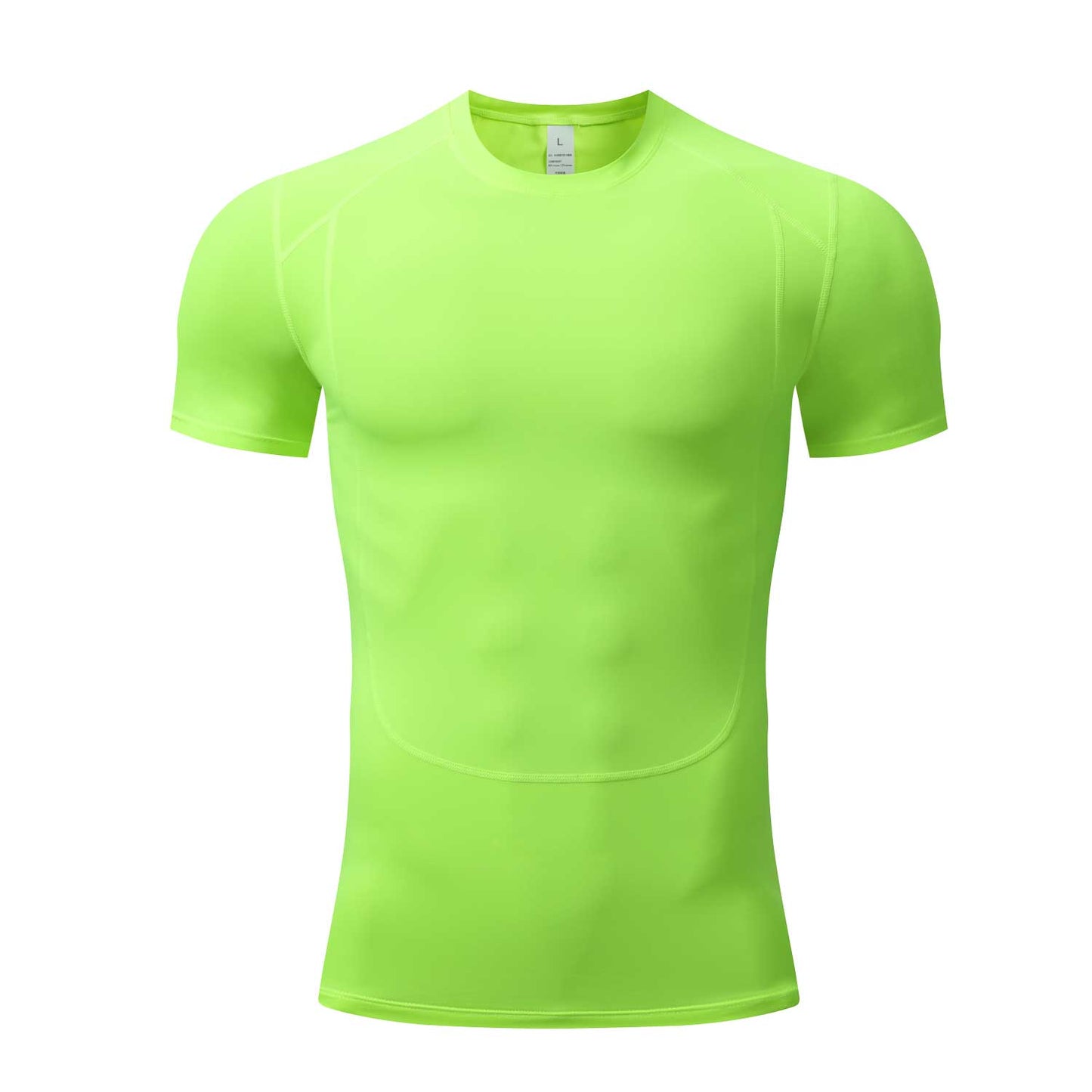 HRYT232002-Cross Border Sports Bodyfitting men's T-shirt tights Gym compression shirt short sleeve top