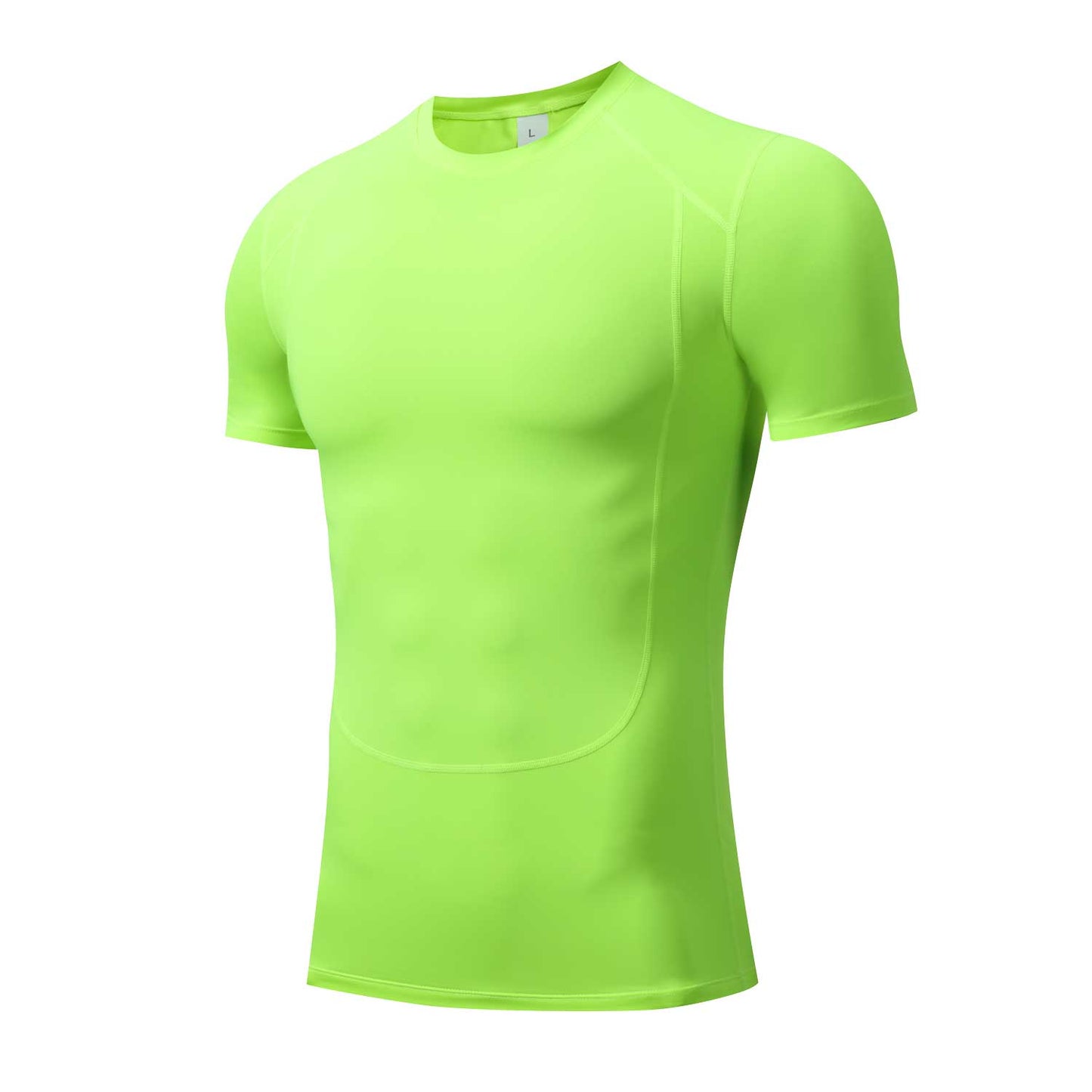 HRYT232002-Cross Border Sports Bodyfitting men's T-shirt tights Gym compression shirt short sleeve top