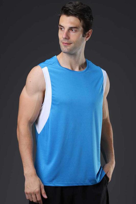 HRD10012- Running quick-drying vest men's sports track and field cross-country training lightweight wind tunnel vest mesh hole racing vest