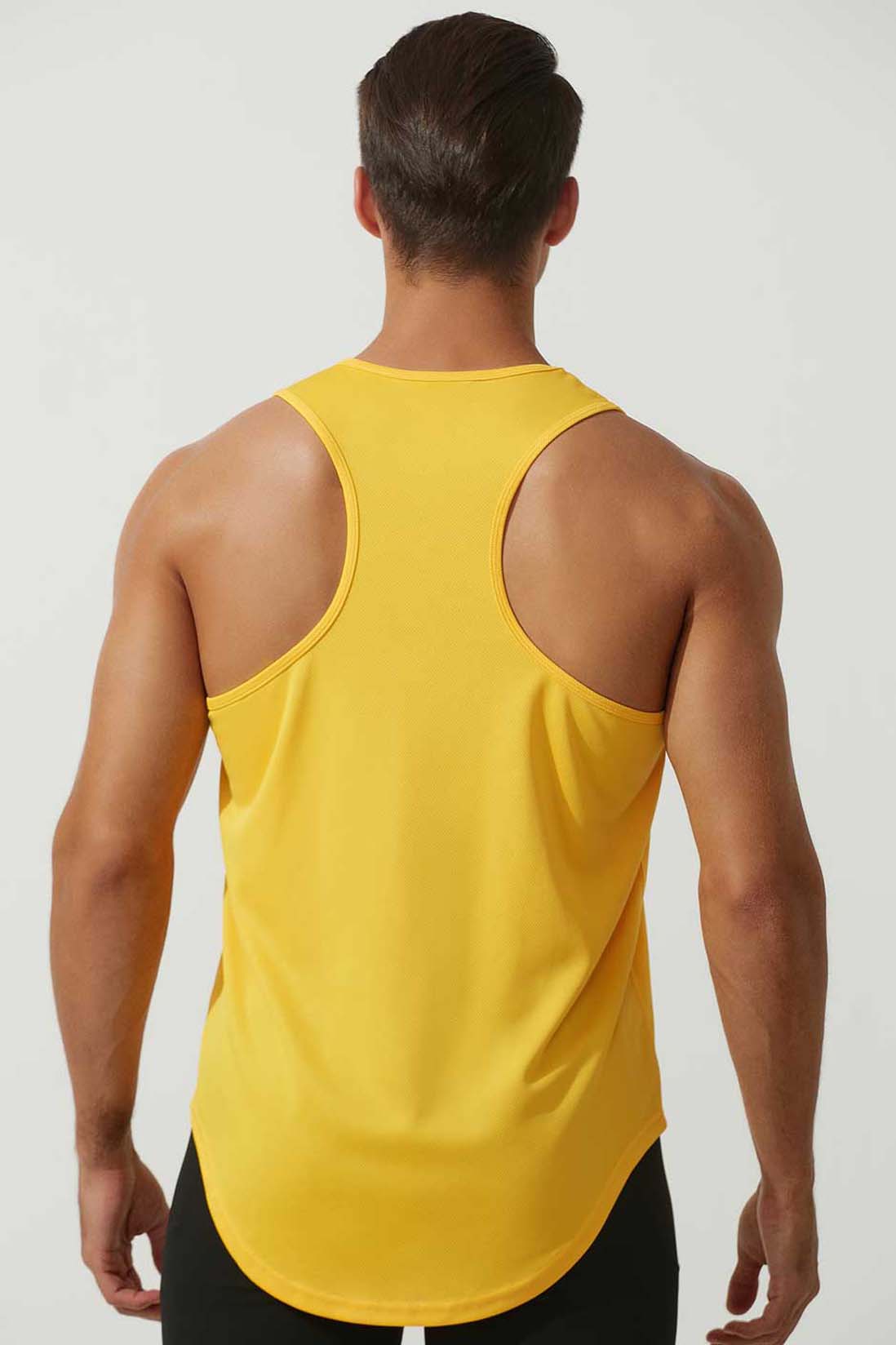 HR2210004-Men's loose summer sports vest, plus size basketball training vest, quick-drying fitness vest